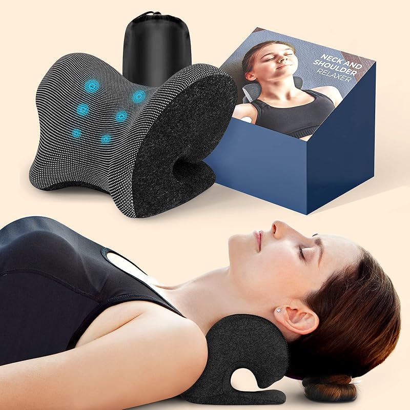 ZAMAT Neck and Shoulder Relaxer w/Magnetic Therapy Pillowcase, Neck Stretcher Chiropractic Pillows for Pain Relief, Cervical Traction Device for чорний
ZAMAT Neck and Shoulder Relaxer w/Magnetic Therapy Pillowcase, Neck Stretcher Chiropractic Pillows for Pain Relief, Cervical Traction Device for чорний