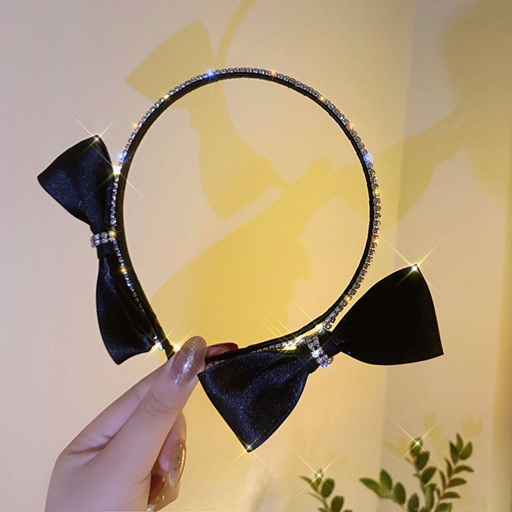 Retro Rhinestone Double Bowknot Headband Hair Accessories Korean Style Headwear Women Hair Hoop чёрный
Retro Rhinestone Double Bowknot Headband Hair Accessories Korean Style Headwear Women Hair Hoop чёрный