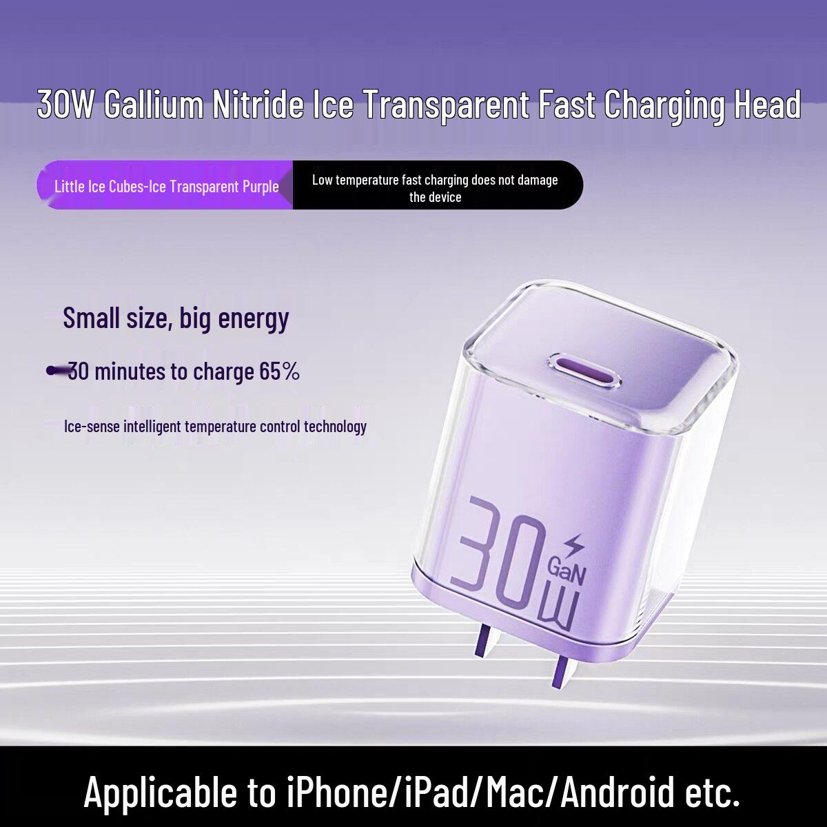 Gallium Nitride PD Fast Charger for Apple iPhone 12/14 Plus/15 Pro Max
Gallium Nitride PD Fast Charger for Apple iPhone 12/14 Plus/15 Pro Max