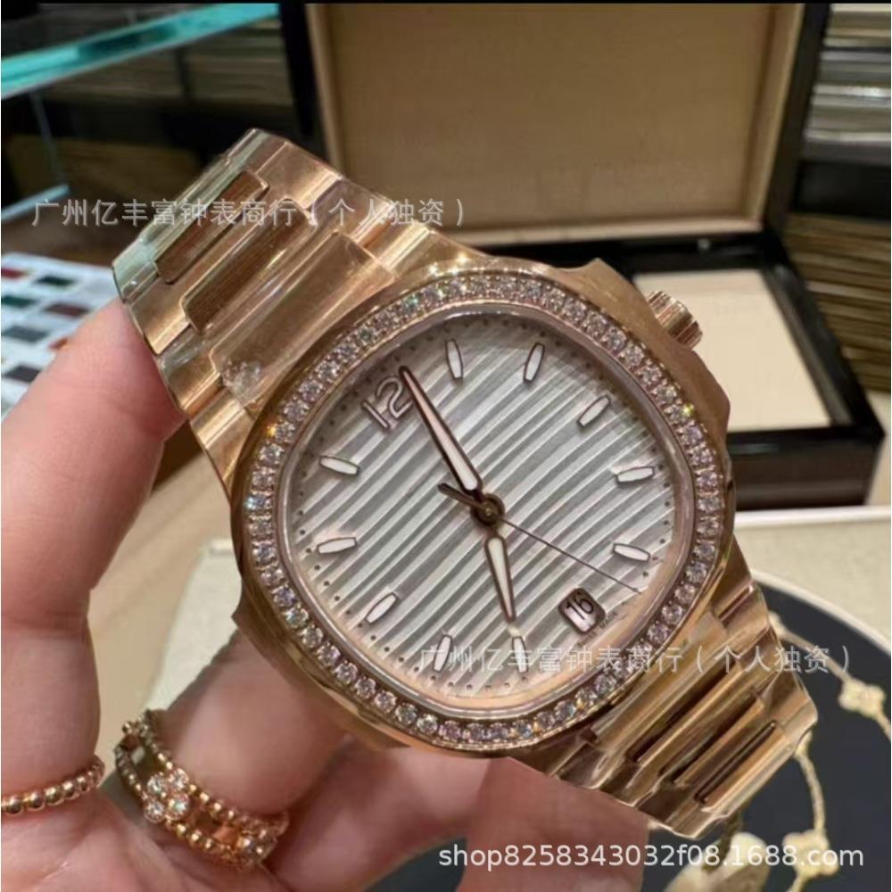 Stainless steel replica high-quality male and female Patek Parrot 7118 series women s watch rose gold with diamonds casual Swiss quartz
Stainless steel replica high-quality male and female Patek Parrot 7118 series women s watch rose gold with diamonds casual Swiss quartz