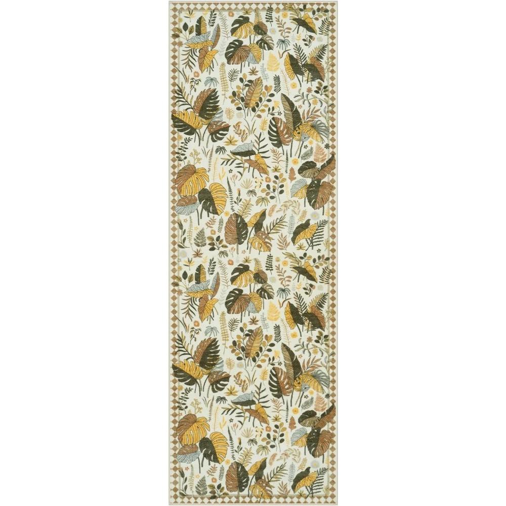 Runner Rug Green Plants Corridor Carpet Bedside Bedroom Modern Leaf Print Hallway Rugs Foldable Machine Washable Home Decoration 50x160cm
Runner Rug Green Plants Corridor Carpet Bedside Bedroom Modern Leaf Print Hallway Rugs Foldable Machine Washable Home Decoration 50x160cm