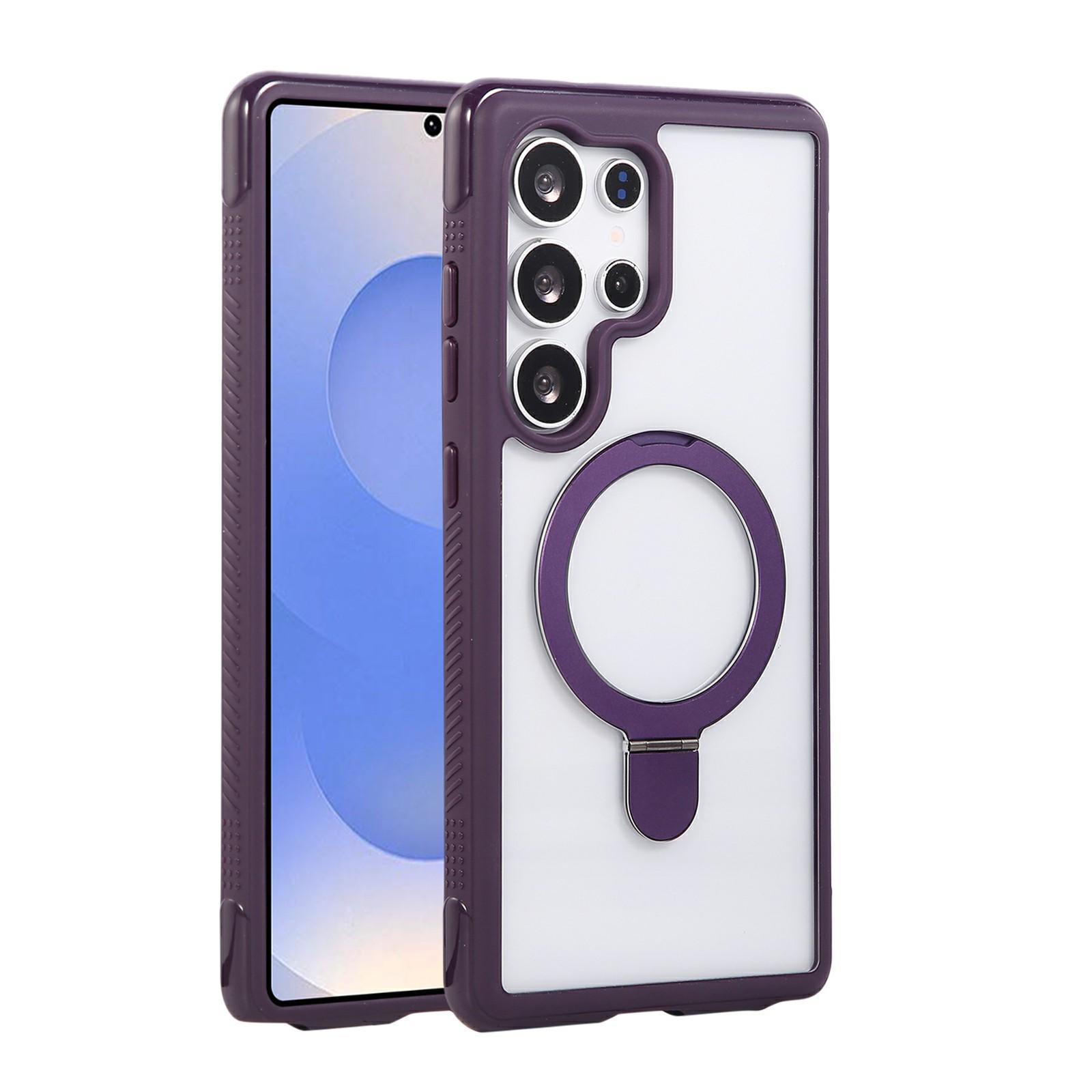 For Samsung Galaxy S25 Ultra Magnetic Case Kickstand Shockproof TPU PC Clear Phone Back Cover
For Samsung Galaxy S25 Ultra Magnetic Case Kickstand Shockproof TPU PC Clear Phone Back Cover