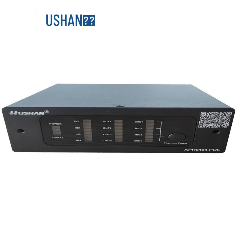 HUSHAN APH0404-POE Conference Audio Video Matrix Switch (CN version)
HUSHAN APH0404-POE Conference Audio Video Matrix Switch (CN version)