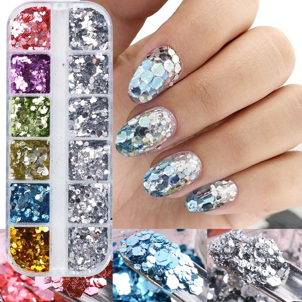 Aurora Laser Nail Glitter Box - Cloud Gathering Style
Aurora Laser Nail Glitter Box - Cloud Gathering Style