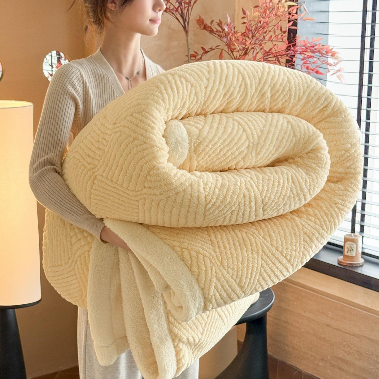 2025 Taffeta Jacquard Double Layer Blanket - Man Sha Series, Thick Winter Warmth for Sofa 48*74cm Long Pillowcase
2025 Taffeta Jacquard Double Layer Blanket - Man Sha Series, Thick Winter Warmth for Sofa 48*74cm Long Pillowcase