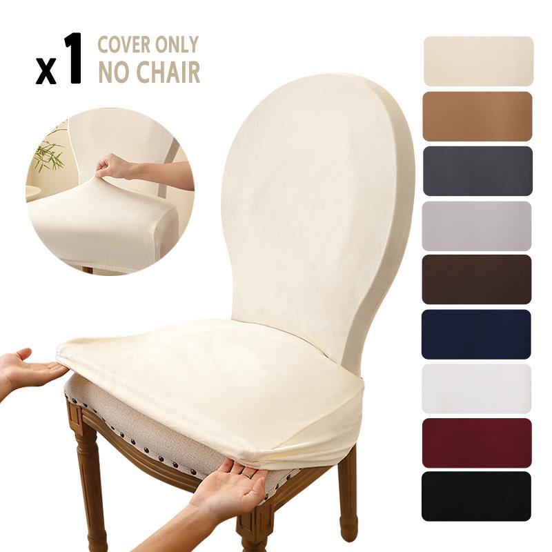 1/4Pcs European Round Back Dining Chair Cover Soft Velvet Curved Backrest For El Banquets Armless Chair Protective Case 4pcs
1/4Pcs European Round Back Dining Chair Cover Soft Velvet Curved Backrest For El Banquets Armless Chair Protective Case 4pcs