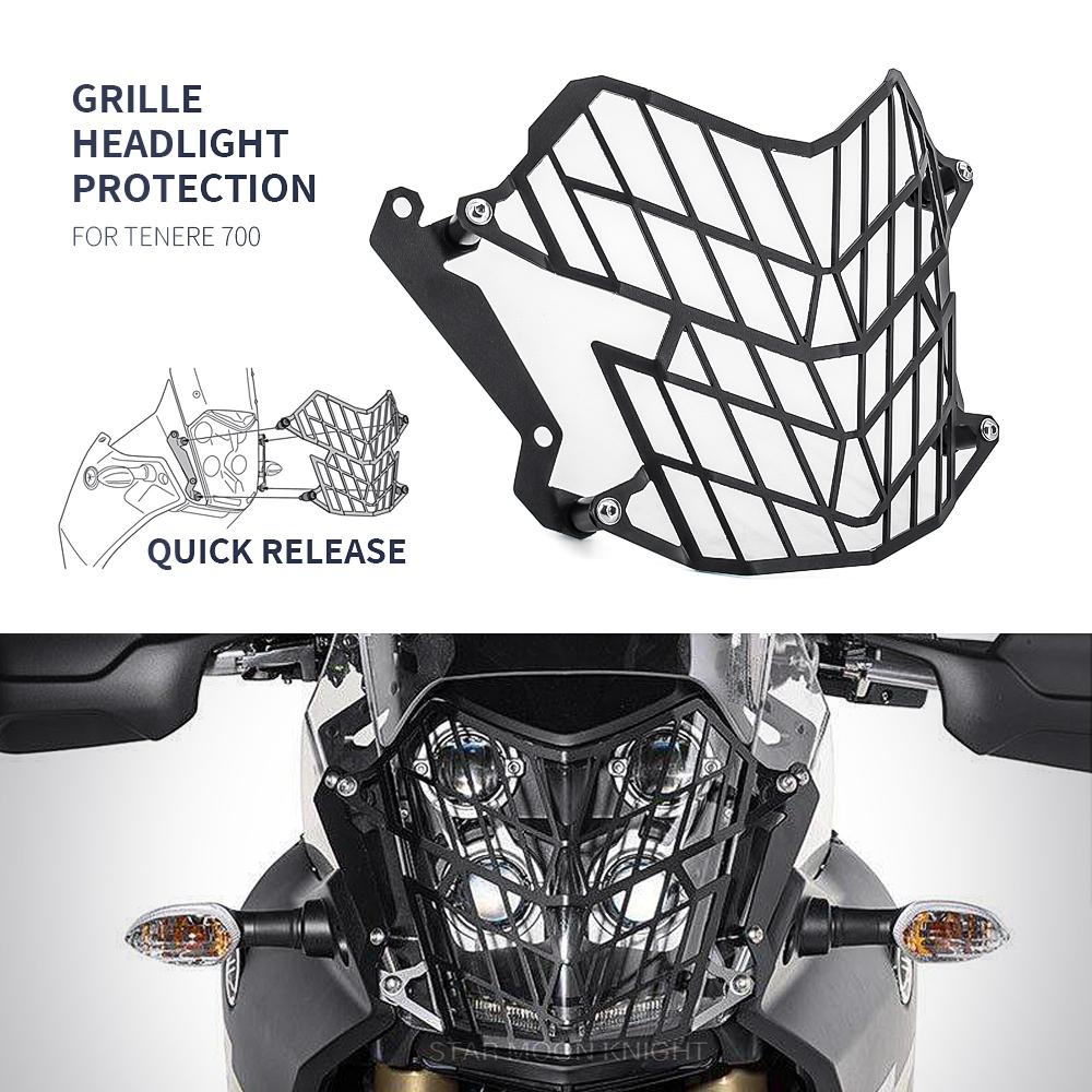 Для Yamaha Tenere 700 XT700Z XTZ 700 T7-2023 мотоциклетная алюминиевая защитная решетка для фар, Защитная крышка