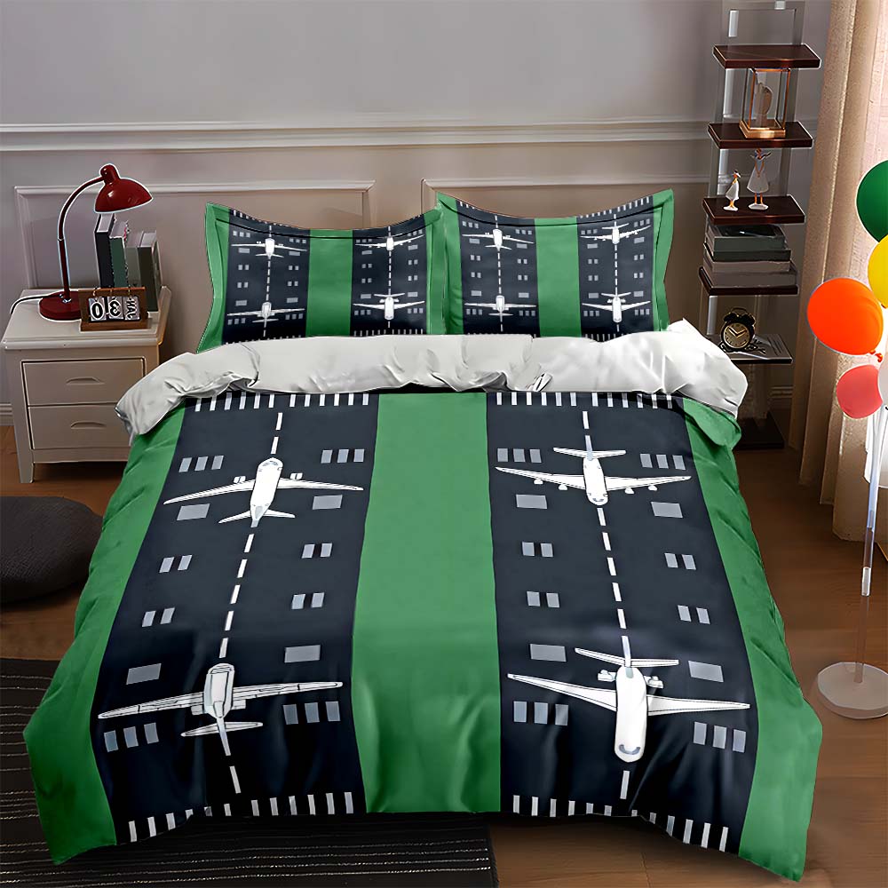 Airplane runway design. Bedding Duvet cover sets Duvet covers Pillowcases gifts (1 * Duvet Cover 2 * Pillowcases, without duvet insert) 135x200cm
Airplane runway design. Bedding Duvet cover sets Duvet covers Pillowcases gifts (1 * Duvet Cover 2 * Pillowcases, without duvet insert) 135x200cm