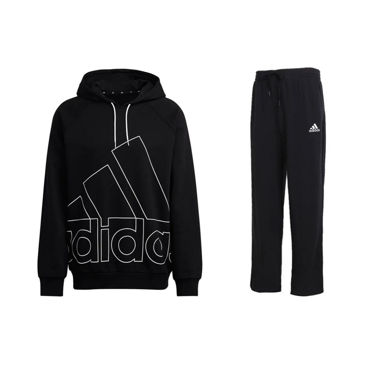 Adidas Letter Logo Design Versatile Long Sleeve Mid Waist Pants Casual Sports Suit Men suit Black HB5089+GK9273 L
Adidas Letter Logo Design Versatile Long Sleeve Mid Waist Pants Casual Sports Suit Men suit Black HB5089+GK9273 L