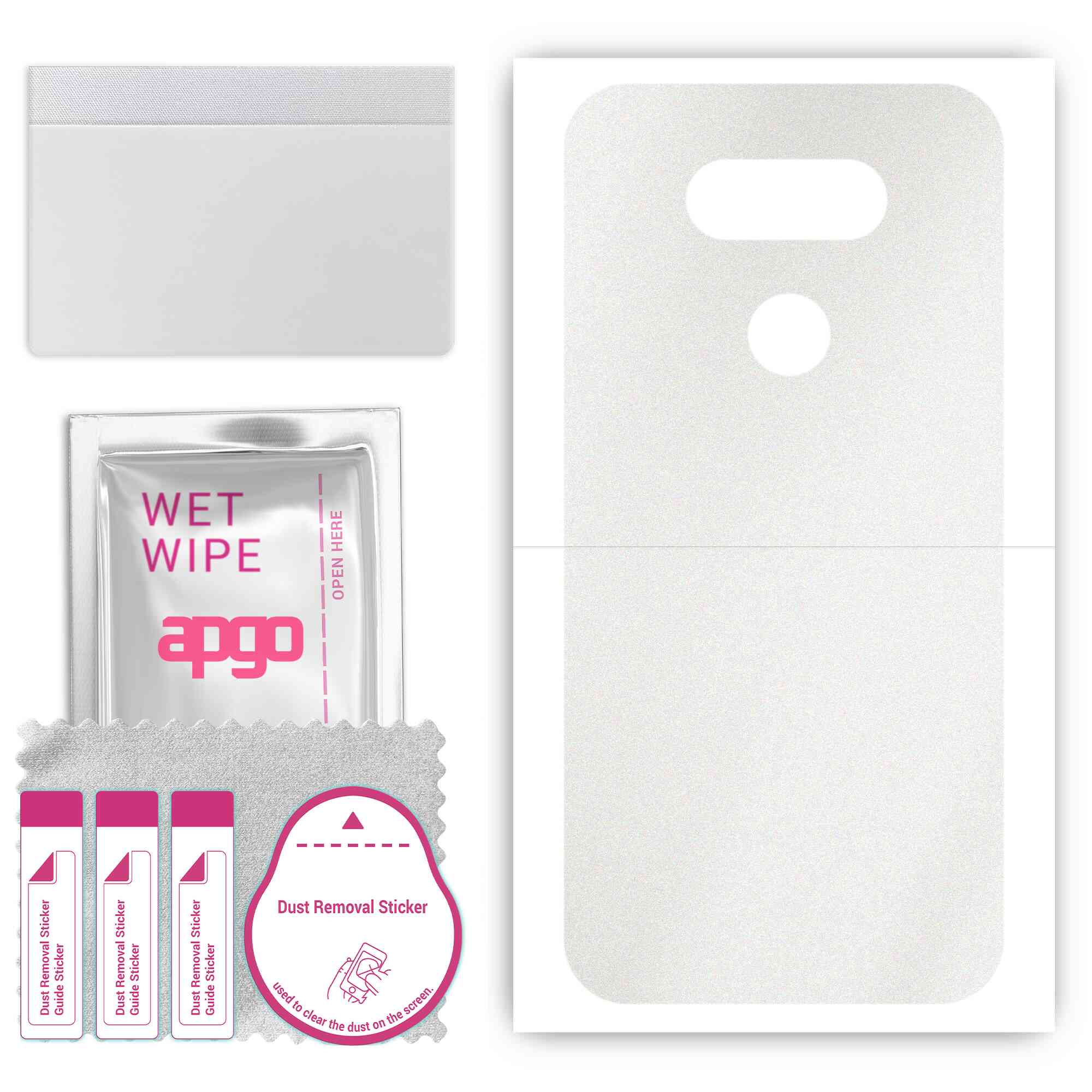 apgo Protective Skin Sticker for the back compatible with LG G5 SE, Wrap Film, Foil, Vinyl - Pattern Matte Transparent
apgo Protective Skin Sticker for the back compatible with LG G5 SE, Wrap Film, Foil, Vinyl - Pattern Matte Transparent