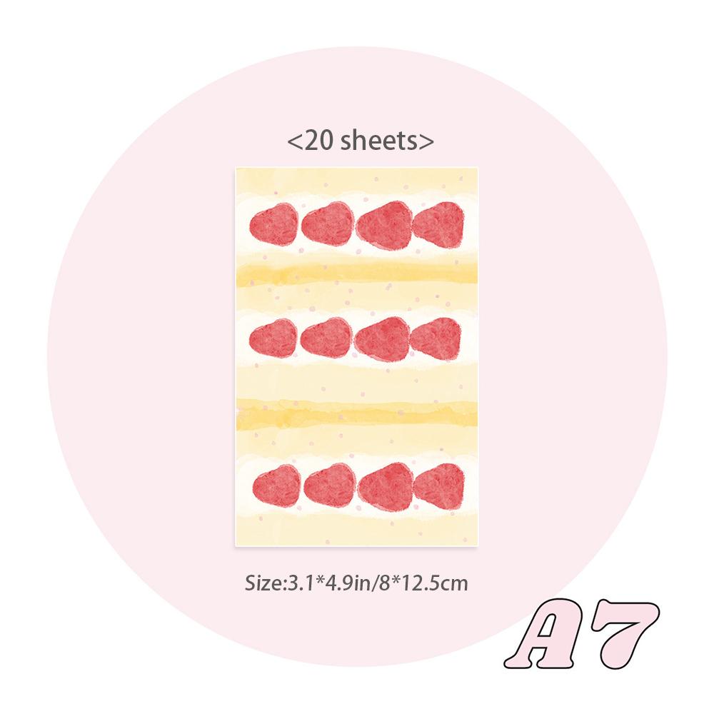 20 sheets Cute and colorful notes, A7 interior pages without perforations, student handbook decoration notes, memo notebook
20 sheets Cute and colorful notes, A7 interior pages without perforations, student handbook decoration notes, memo notebook