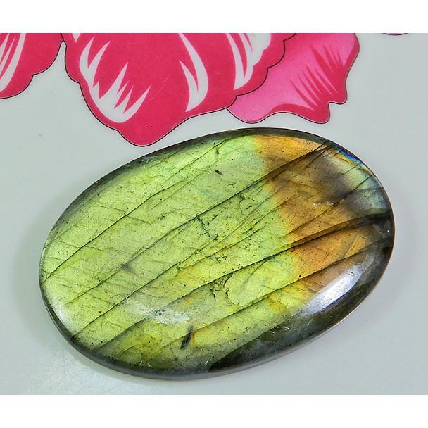 Natural Labradorite Golden Flash Oval Cabochon Loose Gemstone 29X45X06 MM PP-1574
Natural Labradorite Golden Flash Oval Cabochon Loose Gemstone 29X45X06 MM PP-1574
