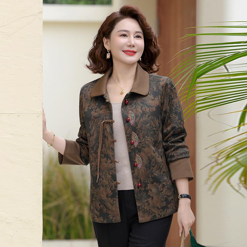 Stylish Floral Slimming Jacket for Middle-Aged Women - Spring & Autumn 5XL (144-155 jin) зелений
Stylish Floral Slimming Jacket for Middle-Aged Women - Spring & Autumn 5XL (144-155 jin) зелений