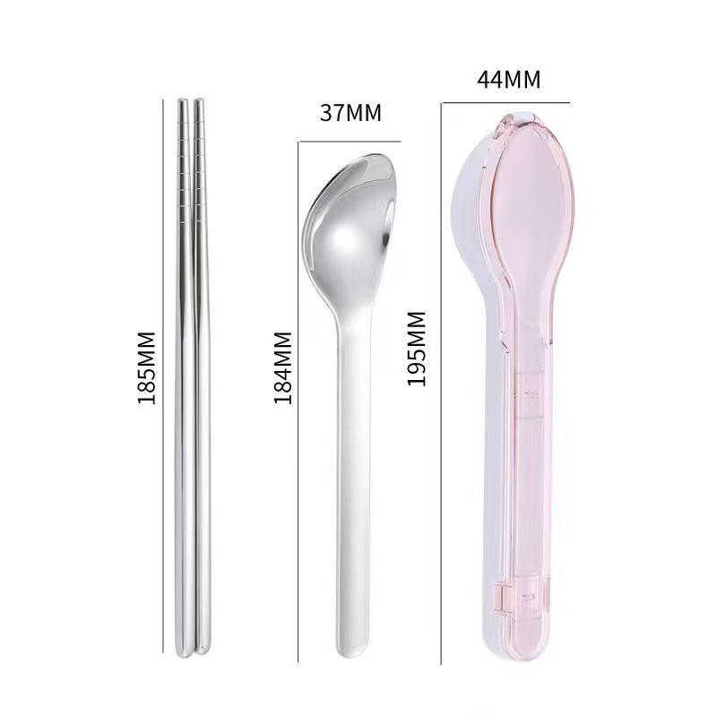 Portable Cutlery Set with Storage Box Camping Travel Outdoor Dinnerware Stainless Steel Knife Spoon Fork Chopsticks Christmas
Portable Cutlery Set with Storage Box Camping Travel Outdoor Dinnerware Stainless Steel Knife Spoon Fork Chopsticks Christmas