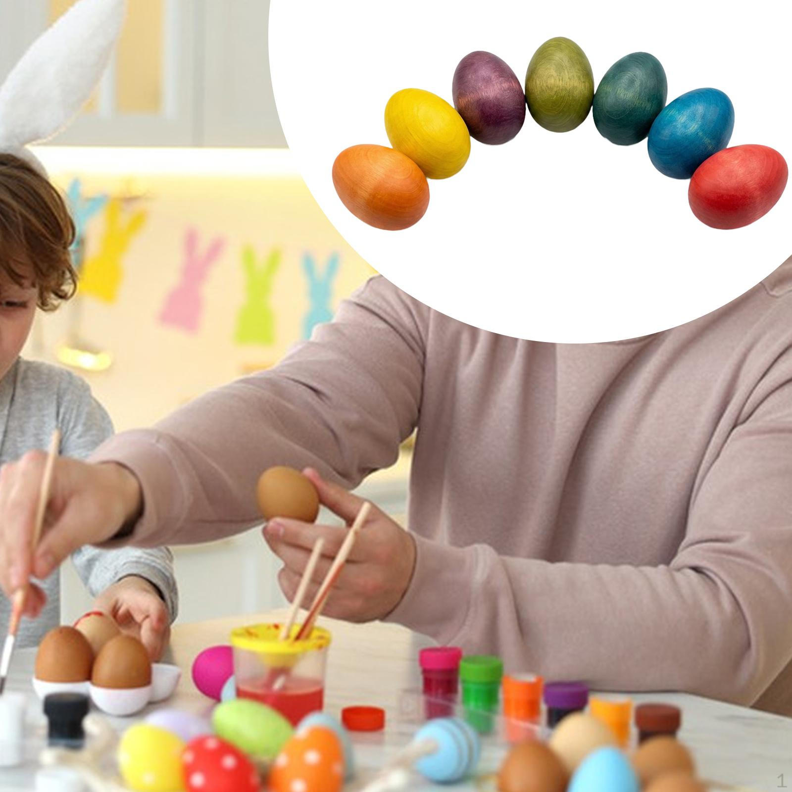 7x Easter Eggs Wooden Fake Eggs, Decoration,Decorative for Photo Props Basket Fillers
7x Easter Eggs Wooden Fake Eggs, Decoration,Decorative for Photo Props Basket Fillers