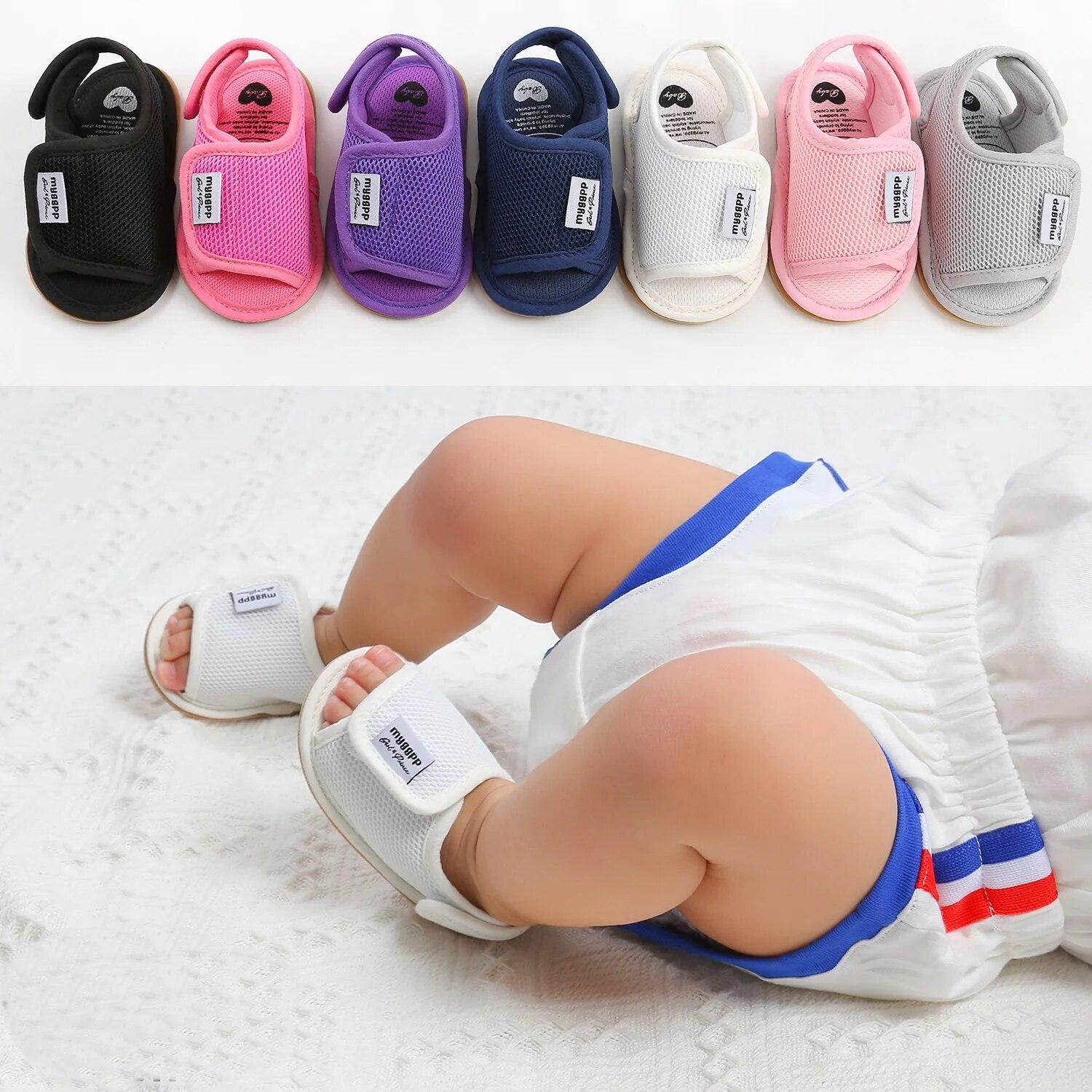 Baby Sandals Baby Shoes Baby Boy Girl Sandals Soft Bottom Sole Anti-Slip Infant First Walker Crib Newborn Mesh fabric Prewalker
Baby Sandals Baby Shoes Baby Boy Girl Sandals Soft Bottom Sole Anti-Slip Infant First Walker Crib Newborn Mesh fabric Prewalker