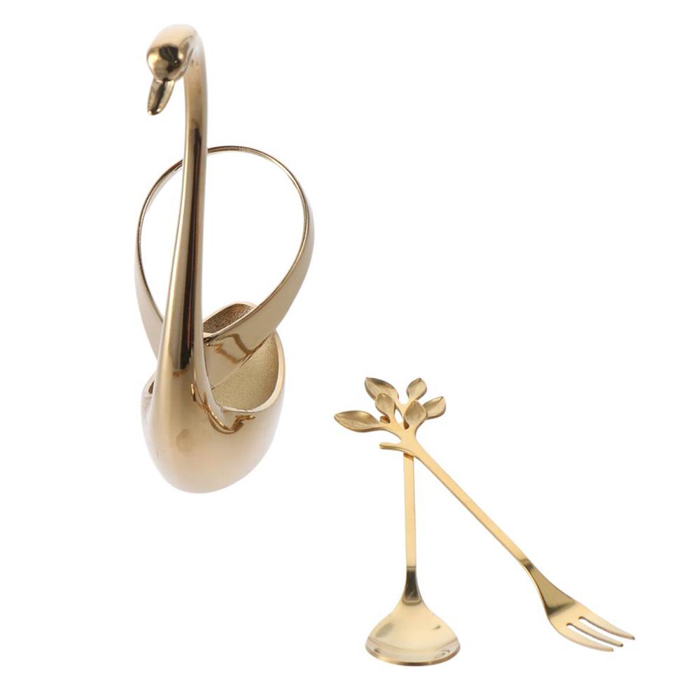 17pcs Swan Small Leaf Handle Coffee Spoons Gold Swan Base Combination Set Coffee Spoons Fork
17pcs Swan Small Leaf Handle Coffee Spoons Gold Swan Base Combination Set Coffee Spoons Fork