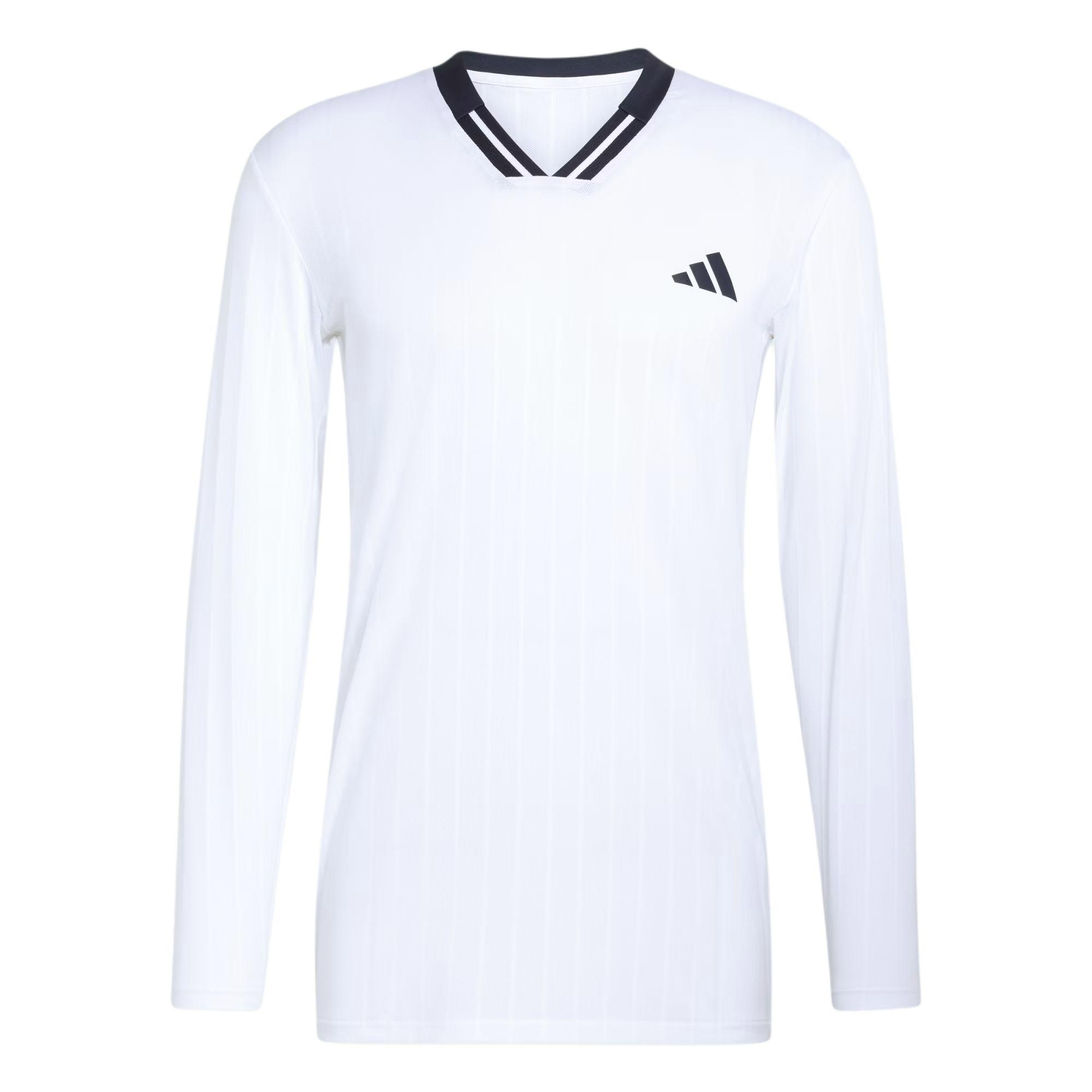 Adidas Tennis Climacool Moisture-Wicking Slim Fit V-Neck Long Sleeve Quick-Dry T-Shirt Men tops KB3440 XL
Adidas Tennis Climacool Moisture-Wicking Slim Fit V-Neck Long Sleeve Quick-Dry T-Shirt Men tops KB3440 XL