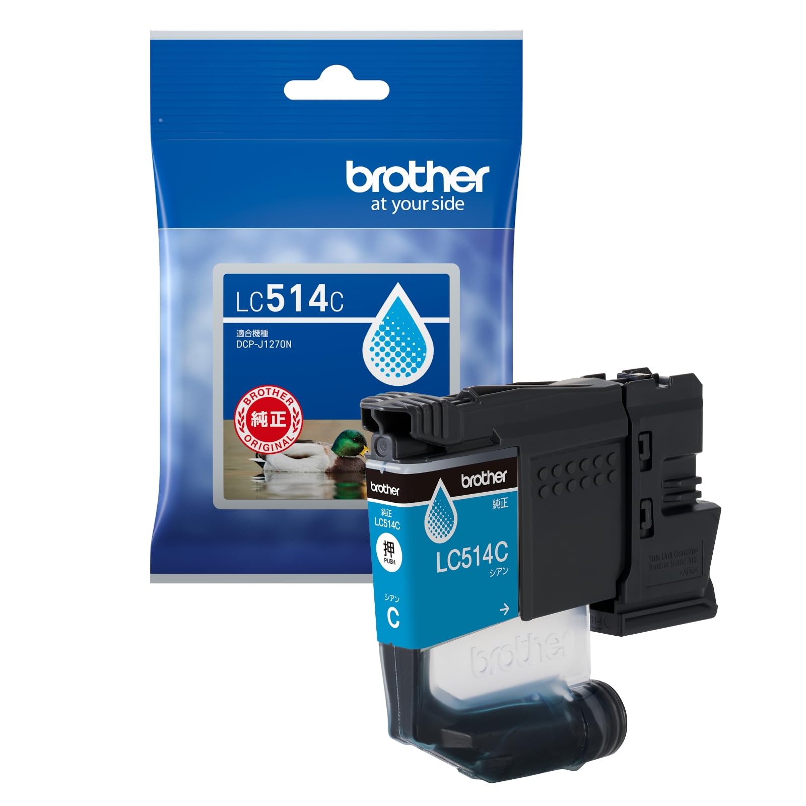 Genuine Brother LC514C Cyan Ink Cartridge for and other printers DCP-J1270N синій
Genuine Brother LC514C Cyan Ink Cartridge for and other printers DCP-J1270N синій
