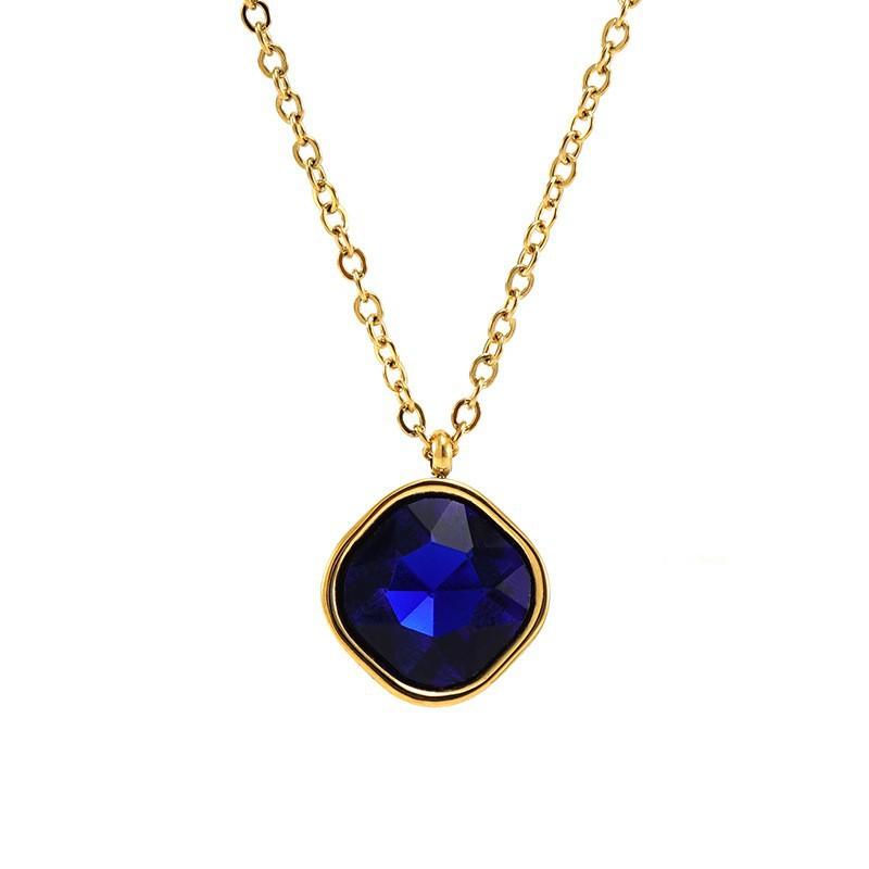 Fashion geometric titanium steel necklace women s 18K stainless steel irregular zircon pendant 18K
Fashion geometric titanium steel necklace women s 18K stainless steel irregular zircon pendant 18K