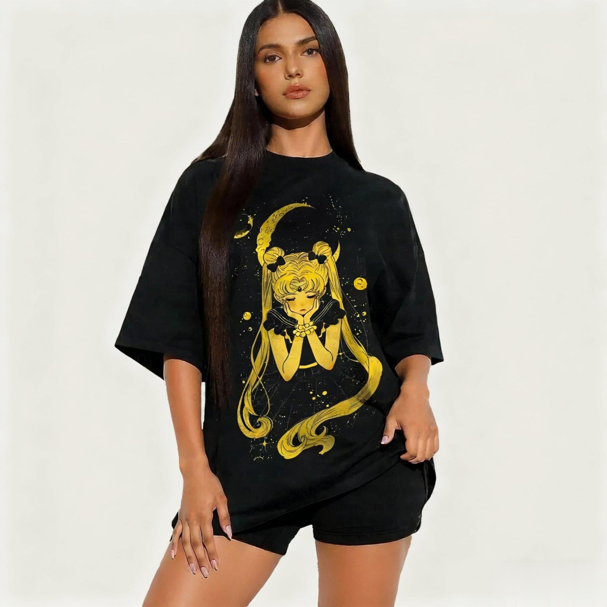 Sailor Moon Anime Short Sleeve Tshirt Unisex Women Summer Casual Cotton Streetwear Oversized Anime Print Graphic Tee Daily Wear 4XL
Sailor Moon Anime Short Sleeve Tshirt Unisex Women Summer Casual Cotton Streetwear Oversized Anime Print Graphic Tee Daily Wear 4XL