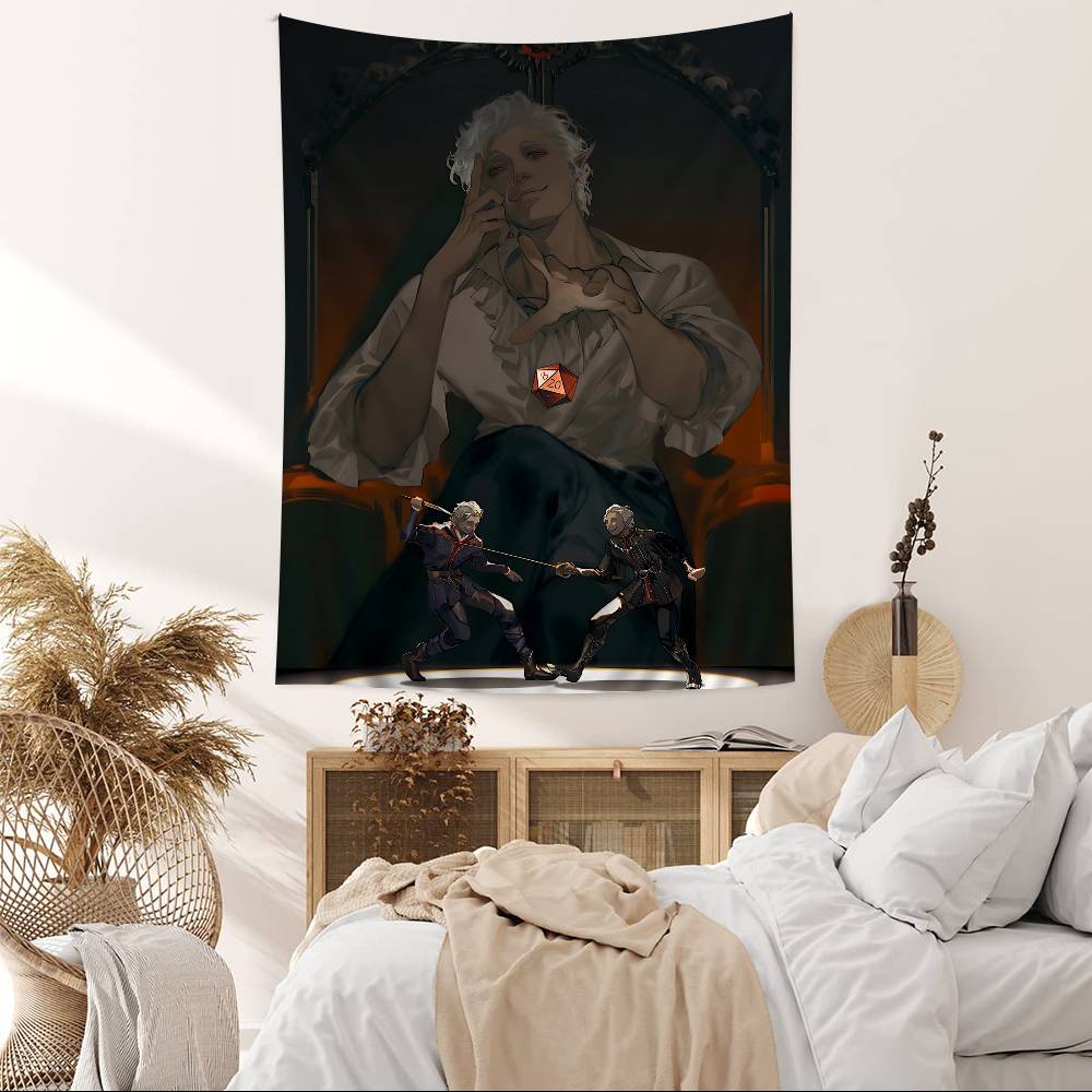 Game BBaldurs Gate 3 Printed Large Wall Tapestry Art Science Fiction Room Home Decor Decor Blanket 74x94cm(29x37in)
Game BBaldurs Gate 3 Printed Large Wall Tapestry Art Science Fiction Room Home Decor Decor Blanket 74x94cm(29x37in)