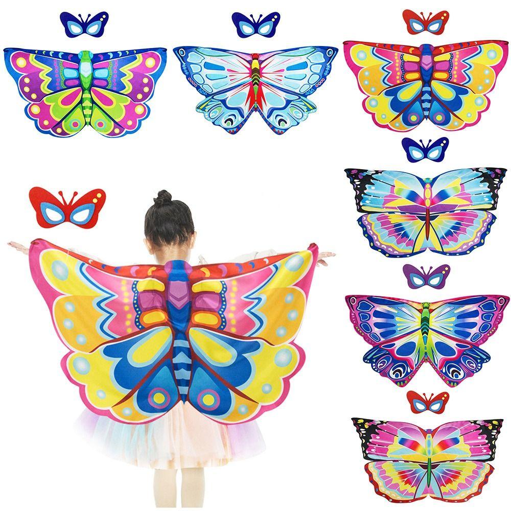 Party Favor Cosplay Partyprop Butterfly Scarf Butterfly Wings Shawl Costumes Accessory Kids Cloak
Party Favor Cosplay Partyprop Butterfly Scarf Butterfly Wings Shawl Costumes Accessory Kids Cloak