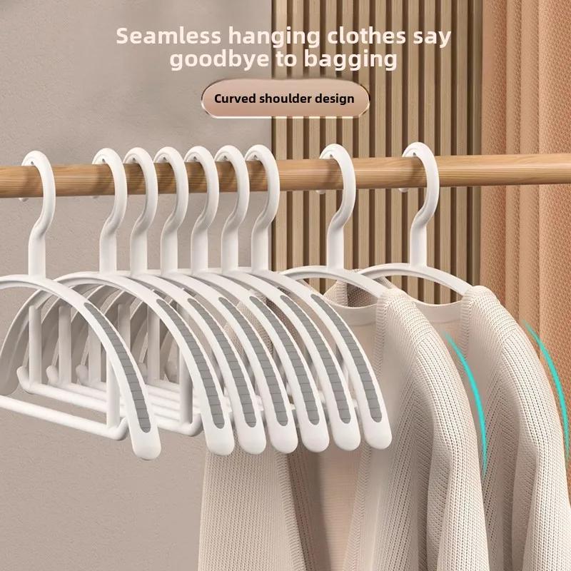 NEW Household Non-slip Hanger, Thick and Wide Shoulder Plastic Drying Rack, Used To Hang Clothes Wholesalers Hangers for Clothes
NEW Household Non-slip Hanger, Thick and Wide Shoulder Plastic Drying Rack, Used To Hang Clothes Wholesalers Hangers for Clothes