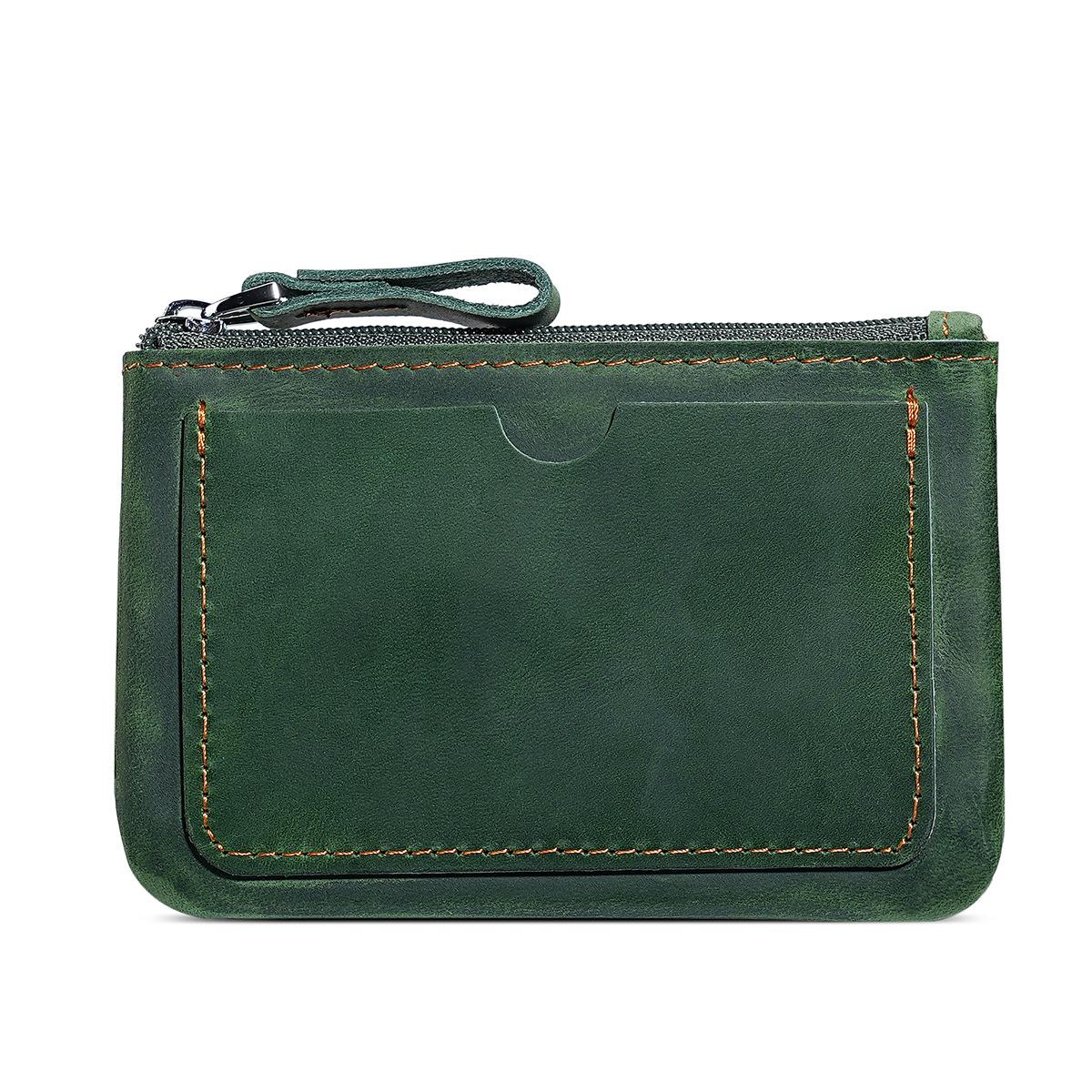 Genuine Leather Zipper Coin Purse for Men Credit Card Holder Mens Coin Purses Cash Change Wallet Car Smart Holder Money Pouch зелений
Genuine Leather Zipper Coin Purse for Men Credit Card Holder Mens Coin Purses Cash Change Wallet Car Smart Holder Money Pouch зелений