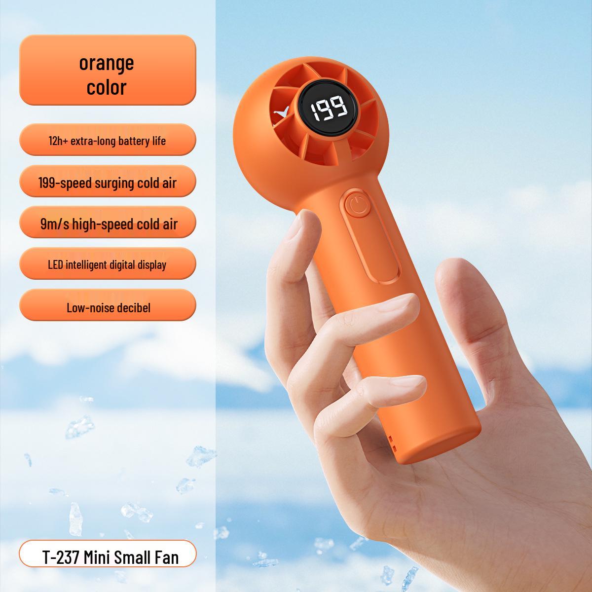 T237 Compact High-Speed USB Rechargeable Handheld Mini Fan See Details Page помаранчевий
T237 Compact High-Speed USB Rechargeable Handheld Mini Fan See Details Page помаранчевий