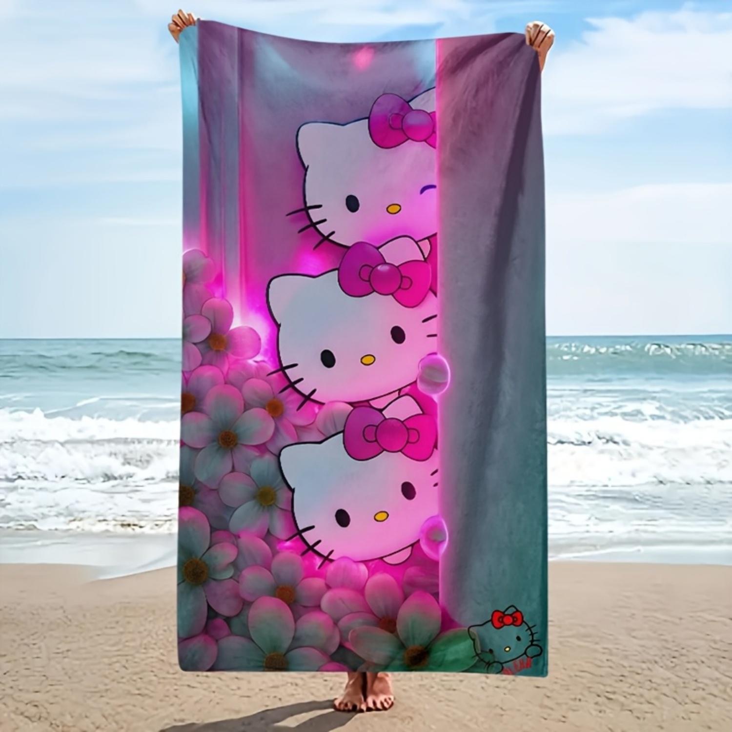 1pc Sanrio Hello Kitty Cute Printed Beach Towel,Polyester,Hand Wash Only,Suitable for Sauna,Beach,Pool,Decorations W40*H60(CM)
1pc Sanrio Hello Kitty Cute Printed Beach Towel,Polyester,Hand Wash Only,Suitable for Sauna,Beach,Pool,Decorations W40*H60(CM)