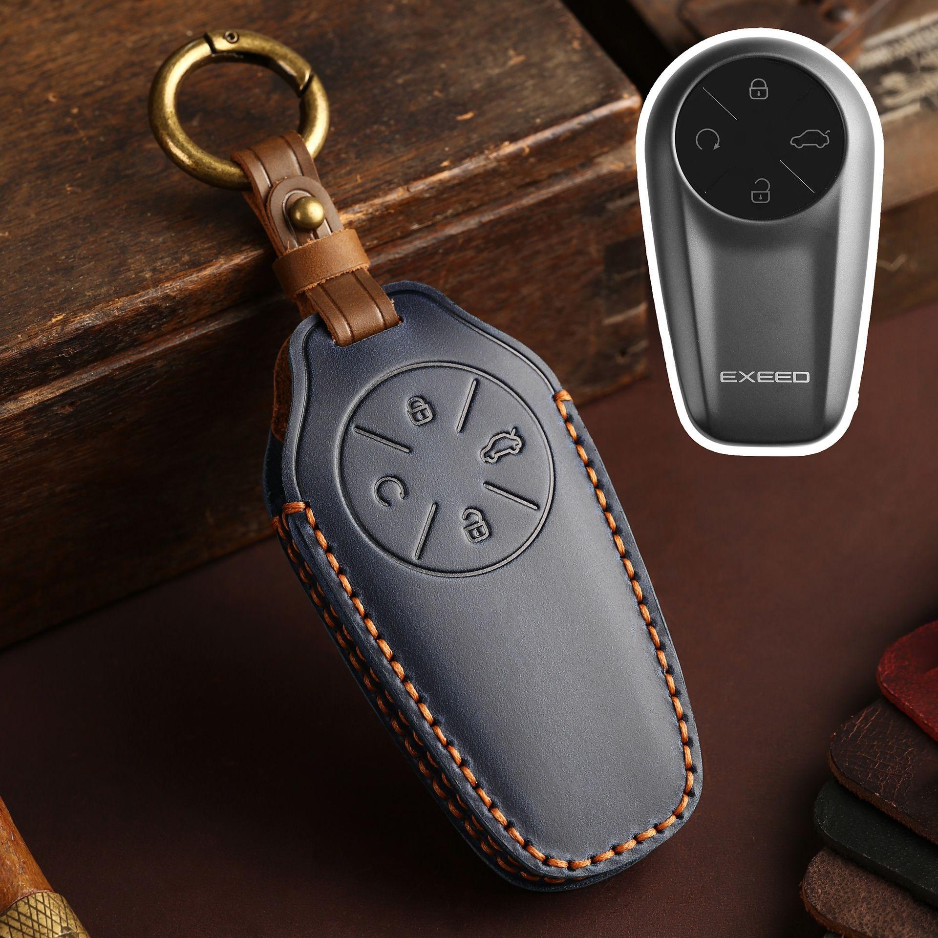 Car Remote Smart Key Case Cover Holder for Chery Exeed VX FL CDM\LX PHEV Modified 2024 Leather Keychain синий
Car Remote Smart Key Case Cover Holder for Chery Exeed VX FL CDM\LX PHEV Modified 2024 Leather Keychain синий
