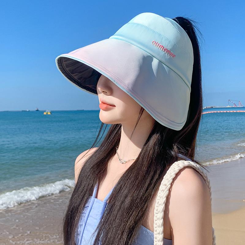 Кепка от солнца женская летняя виниловая с постепенным изменением цвета полей, защищающая от ультрафиолета, шляпа-панама с пустой макушкой (55-60) vinyl (windbreak rope)
Кепка от солнца женская летняя виниловая с постепенным изменением цвета полей, защищающая от ультрафиолета, шляпа-панама с пустой макушкой (55-60) vinyl (windbreak rope)