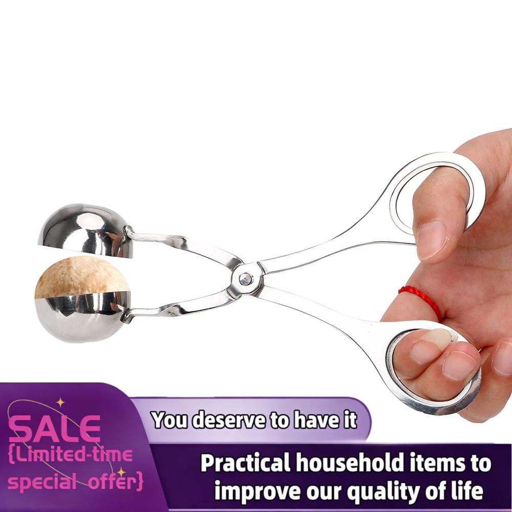1Pcs DIY Kitchen Helper Stainless Steel Rice Meat Dumplings Ware Fish Ball Shrimp Ball Rice And Vegetable Roll Kitchen Gadget
1Pcs DIY Kitchen Helper Stainless Steel Rice Meat Dumplings Ware Fish Ball Shrimp Ball Rice And Vegetable Roll Kitchen Gadget