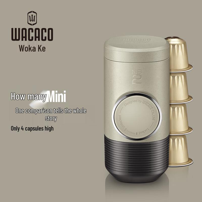 Wacaco Minipresso NS2 Portable Capsule Coffee Maker
Wacaco Minipresso NS2 Portable Capsule Coffee Maker