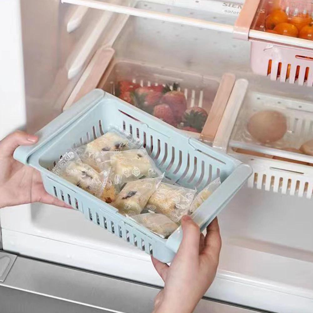 1Pc Refrigerator Storage Basket Flexible Expandable Fridge Organizer Drawer Storage Rack Storage Fresh Box Freezer Box Storage рожевий
1Pc Refrigerator Storage Basket Flexible Expandable Fridge Organizer Drawer Storage Rack Storage Fresh Box Freezer Box Storage рожевий