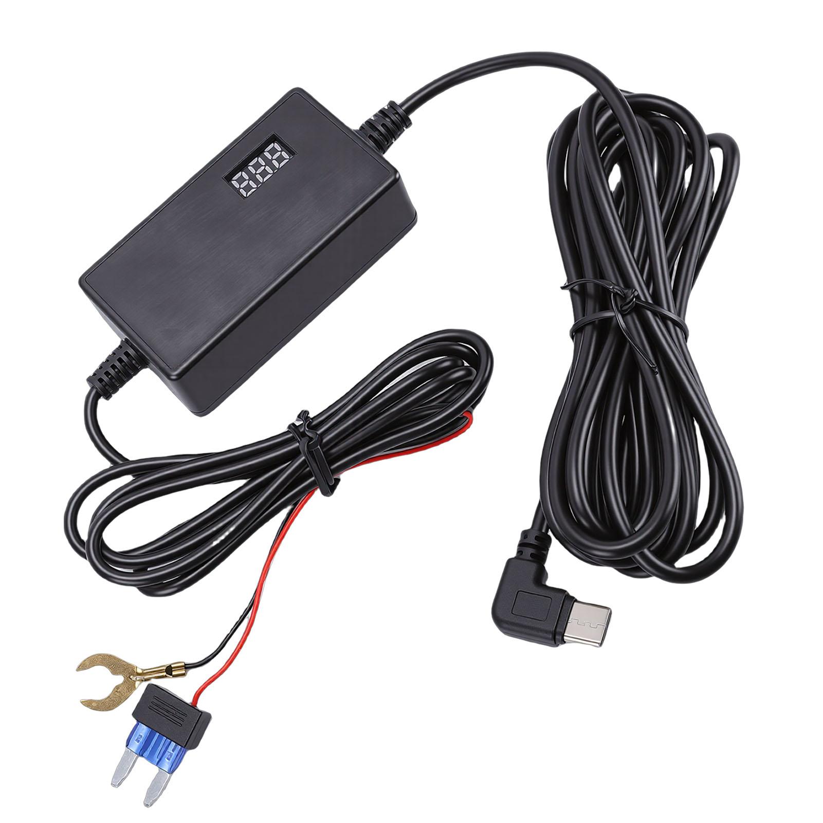 Cam Hardwire Kit Type C Hard Wire Kit 12V-30V to 5V 3A 10.5ft Camera Power Supply Cord with Voltage Display Low Voltage Guard
Cam Hardwire Kit Type C Hard Wire Kit 12V-30V to 5V 3A 10.5ft Camera Power Supply Cord with Voltage Display Low Voltage Guard