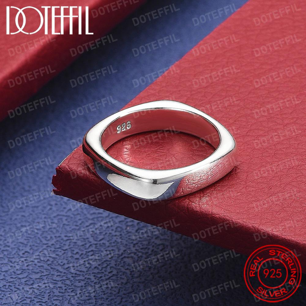 925 Sterling Silver Square Circle Rings for Women Men Brand Fashion Simple Wedding Engagement Party Jewelry 5 серебряный
925 Sterling Silver Square Circle Rings for Women Men Brand Fashion Simple Wedding Engagement Party Jewelry 5 серебряный