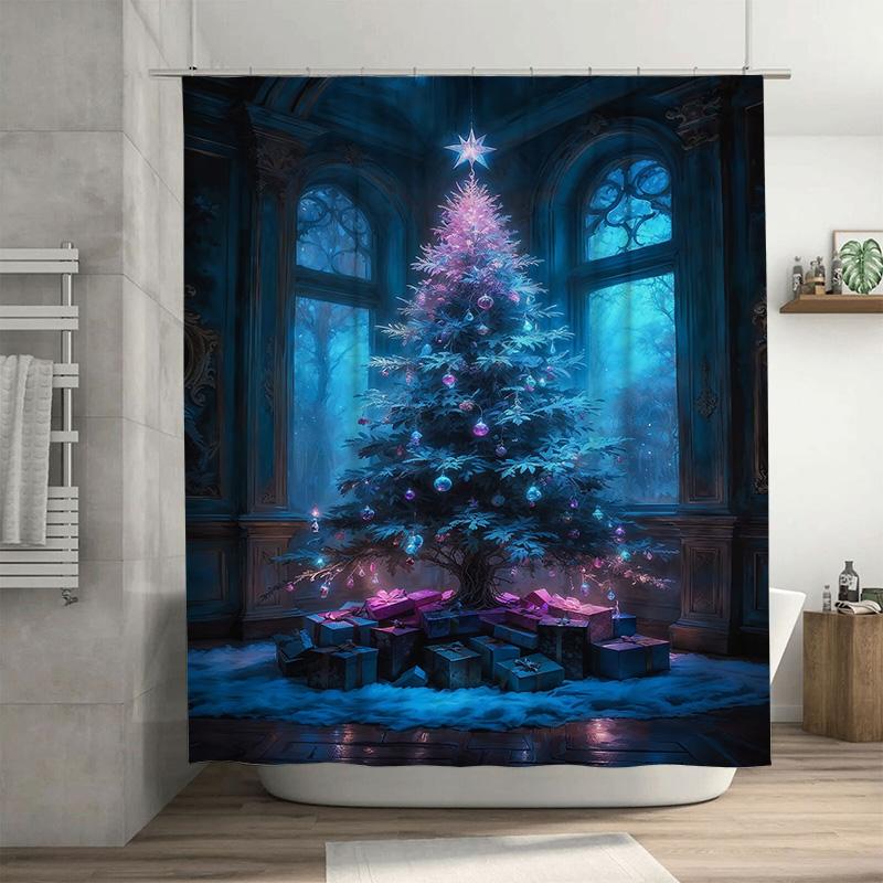 Tuniu Mystical Forest Christmas Bath Curtain Festive Holiday Shower Curtain Cozy Woodland Decor Magical Winter Scene Home Decor W60H190(CM)-1 Pcs
Tuniu Mystical Forest Christmas Bath Curtain Festive Holiday Shower Curtain Cozy Woodland Decor Magical Winter Scene Home Decor W60H190(CM)-1 Pcs