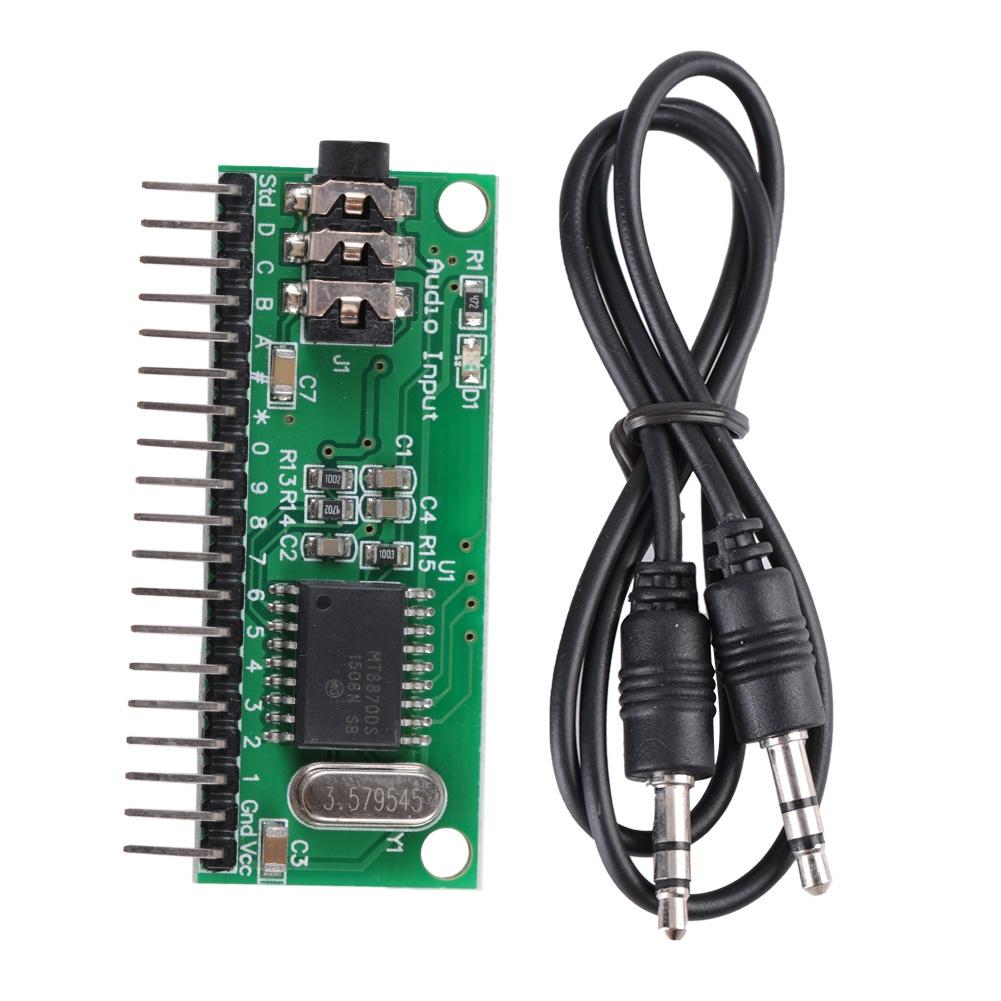 MT8870 DTMF Audio Decoder 16 Channels Phone Voice Decoding Controller for Smart Home
MT8870 DTMF Audio Decoder 16 Channels Phone Voice Decoding Controller for Smart Home