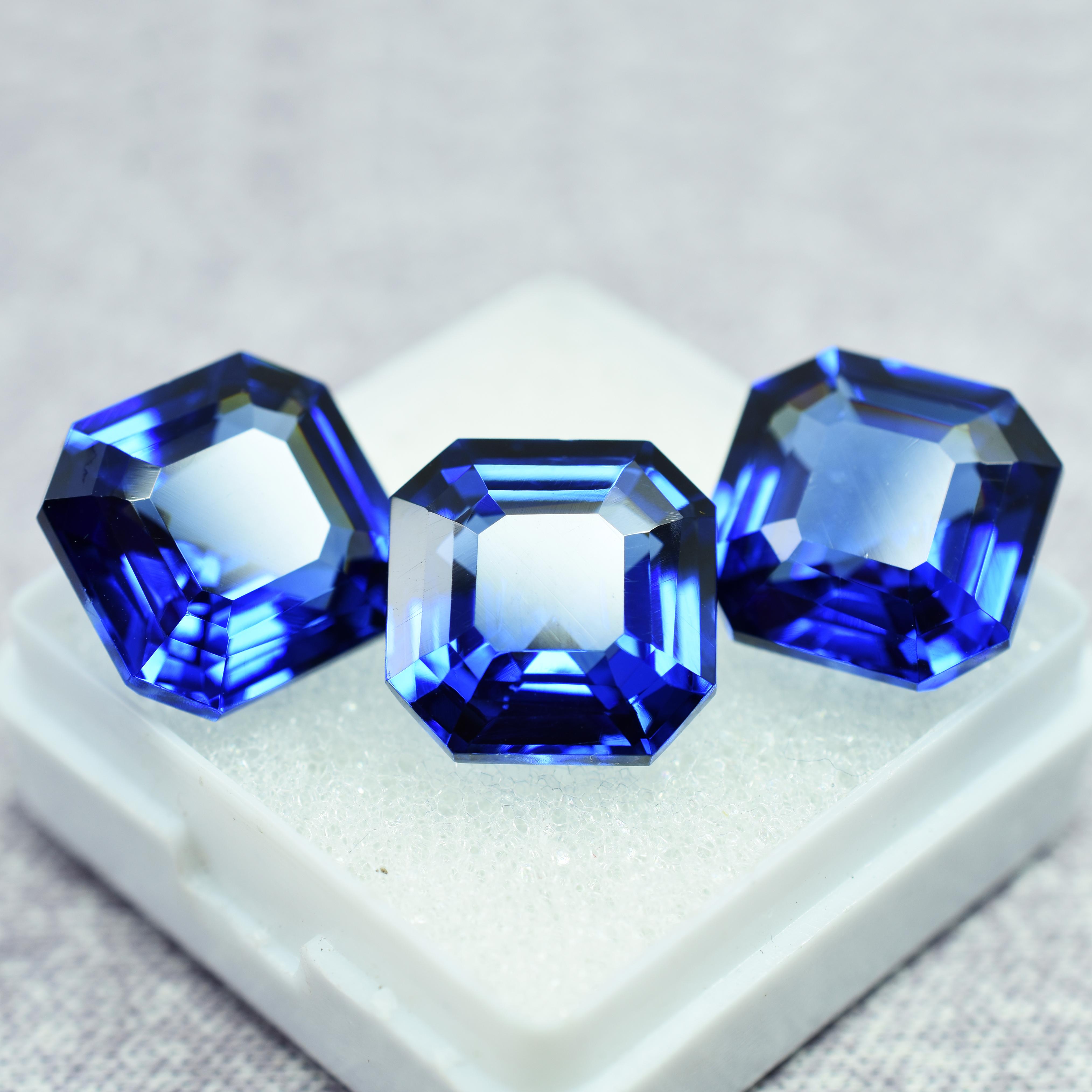 Natural Blue Sapphire 28.3ct Square Cut Flawless Certified Loose Gemstone 11.8 mm синій
Natural Blue Sapphire 28.3ct Square Cut Flawless Certified Loose Gemstone 11.8 mm синій