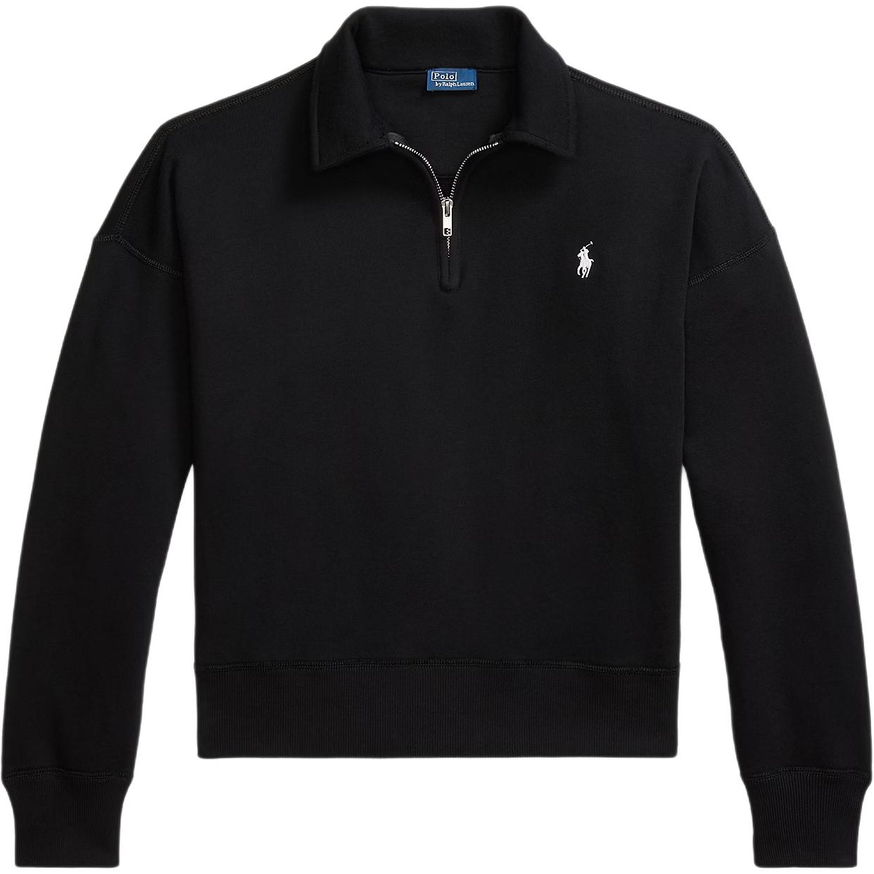 Polo Ralph Lauren Lightweight Fleece Quarter-Zip Long Sleeve Sweatshirt Women sweatshirt Black 211971696-004 S
Polo Ralph Lauren Lightweight Fleece Quarter-Zip Long Sleeve Sweatshirt Women sweatshirt Black 211971696-004 S