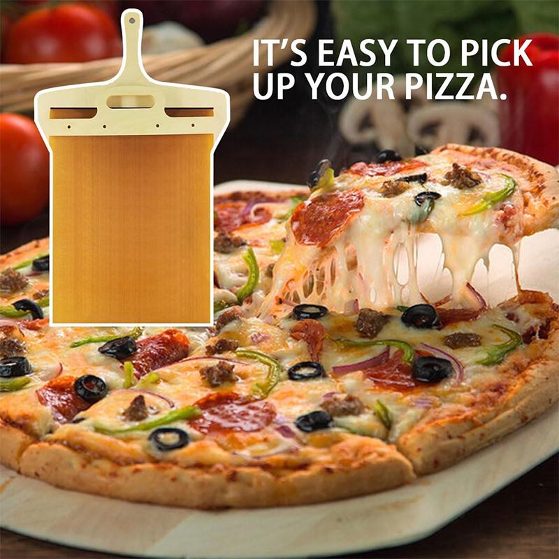 New Premium Sliding Pizza Non-stick Peel Kitchen Baking Tool Perfect Pizza Transfer Shovel Multi-functional Pizza Spatula Paddle
New Premium Sliding Pizza Non-stick Peel Kitchen Baking Tool Perfect Pizza Transfer Shovel Multi-functional Pizza Spatula Paddle