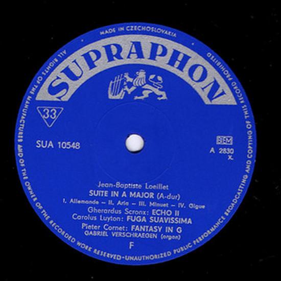 LP Record GABRIEL VERSCHRAEGEN Old Netherlands Masters Of Organ Mu SUA10548 SUPRAPHON 1964 Czechoslov Classical Used
LP Record GABRIEL VERSCHRAEGEN Old Netherlands Masters Of Organ Mu SUA10548 SUPRAPHON 1964 Czechoslov Classical Used