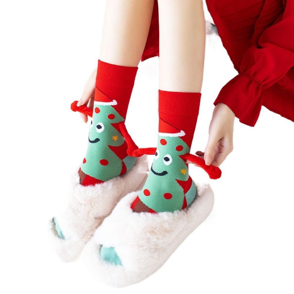 2Pairs Tree Tube Socks Women Magnetic Hand in Hand Socks Creative Cotton Mid-calf Sock Friends
2Pairs Tree Tube Socks Women Magnetic Hand in Hand Socks Creative Cotton Mid-calf Sock Friends