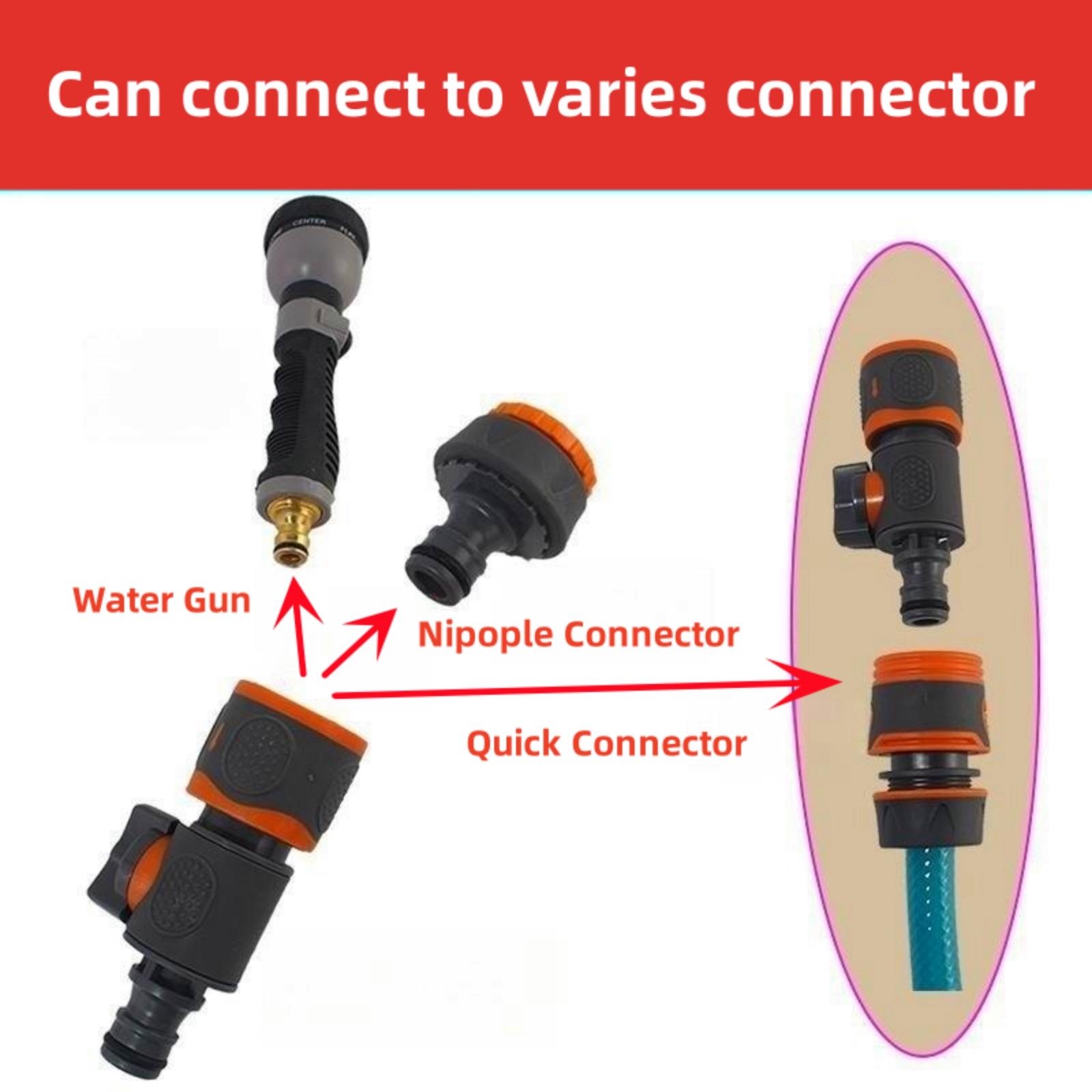 1/2 3/4 5/8 Garden Hose Quick Connector Repair Coupling Waterstop Valve Faucet Water Splitter Pipe Fitting Fast Connect Joint
1/2 3/4 5/8 Garden Hose Quick Connector Repair Coupling Waterstop Valve Faucet Water Splitter Pipe Fitting Fast Connect Joint