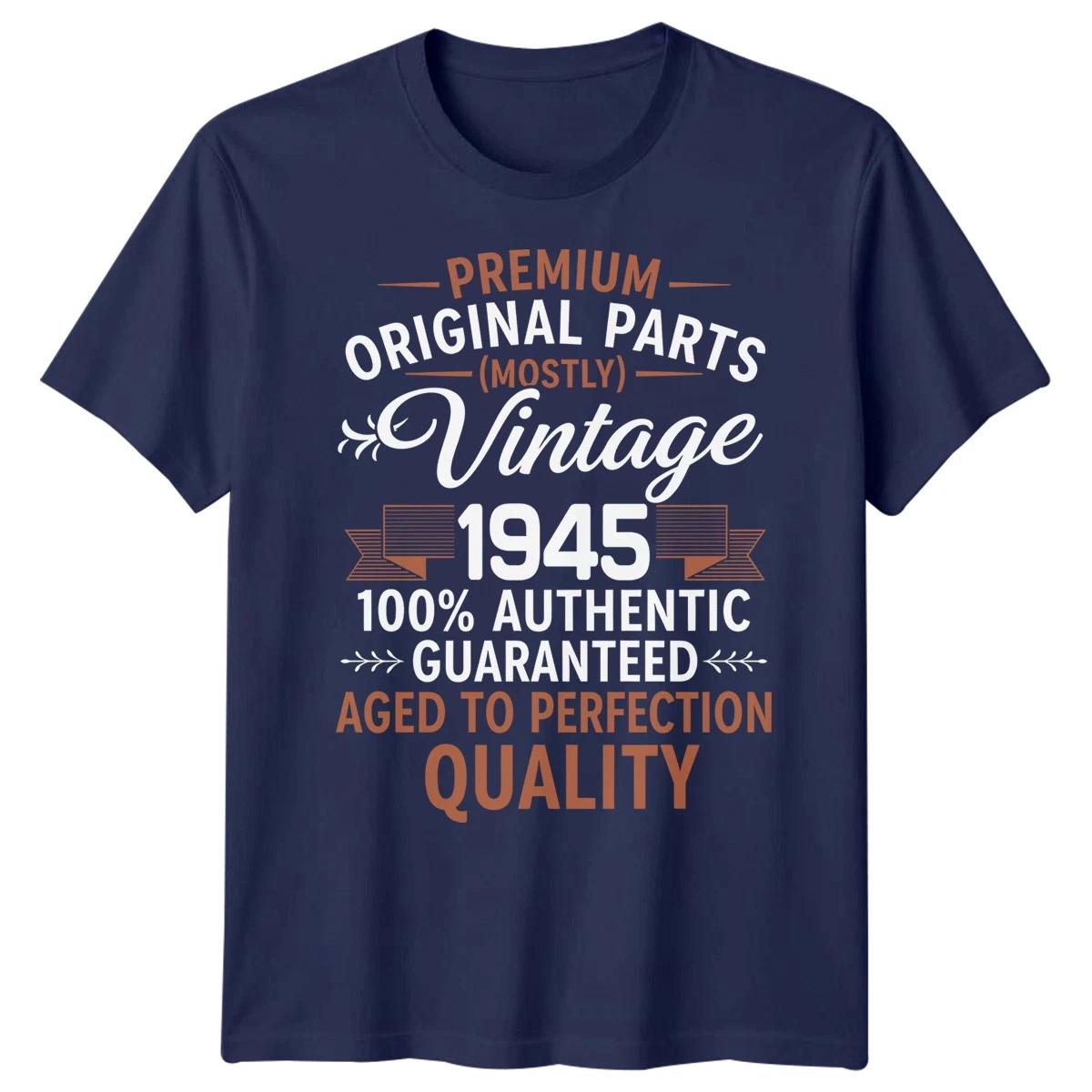 81st Birthday T shirt Vintage 1945 Aged To Perfection Party Gift Men Women Tee 4XL
81st Birthday T shirt Vintage 1945 Aged To Perfection Party Gift Men Women Tee 4XL