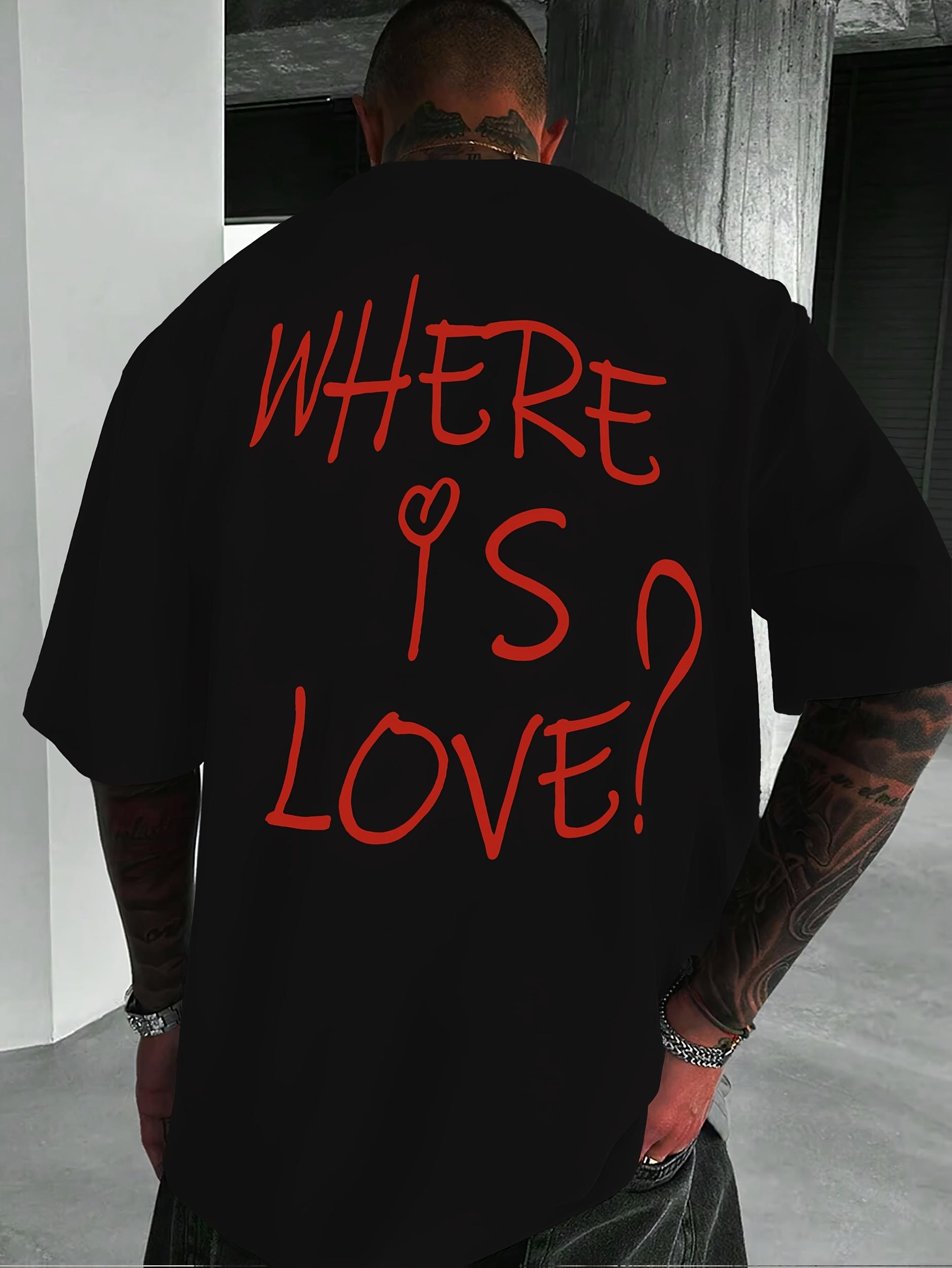 Where Do Men Love During The 2026 Chinese New Year Alphabet Pattern Printed Trendy Tshirt S
Where Do Men Love During The 2026 Chinese New Year Alphabet Pattern Printed Trendy Tshirt S