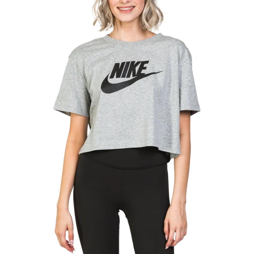 Nike Sportswear Essential Logo Print Short Sleeve T-Shirt Women tops Light-Gray BV6175-063 S
Nike Sportswear Essential Logo Print Short Sleeve T-Shirt Women tops Light-Gray BV6175-063 S
