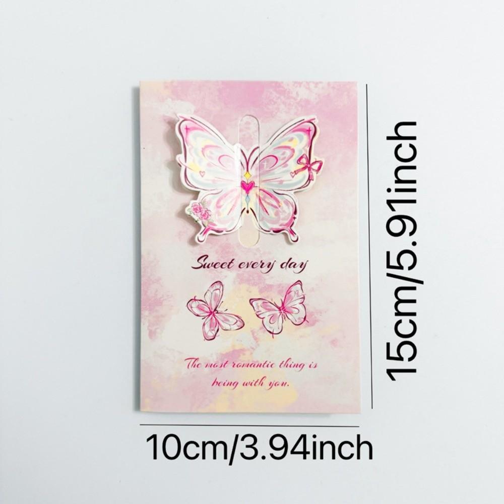 Handmade 3D Butterfly Greeting Card with Envelope Beautiful Design Blessing Card Creative Romantic Vintage Foldable Card рожевий
Handmade 3D Butterfly Greeting Card with Envelope Beautiful Design Blessing Card Creative Romantic Vintage Foldable Card рожевий